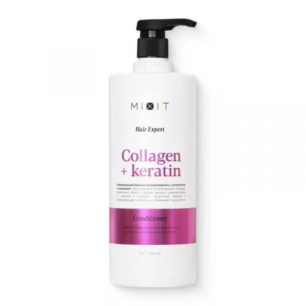 Бальзам для волос Mixit Hair Expert collagen & keratin, 1 л 
