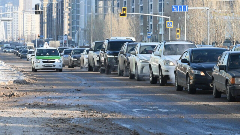 Сколько времени тратят жители Астаны в пробках