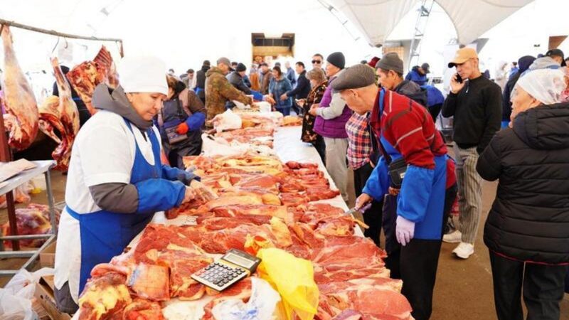 Согым FEST в Астане: на ярмарке  горожанам представили более ста тонн мяса